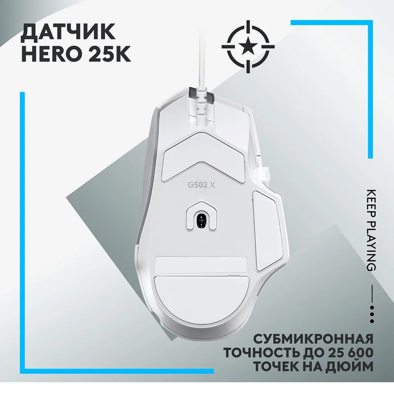 Игровая мышь Logitech G502 X, White 4