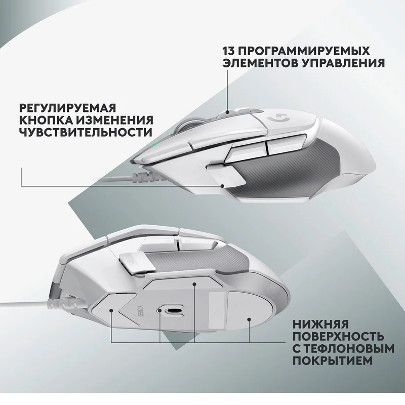 Игровая мышь Logitech G502 X, White 5