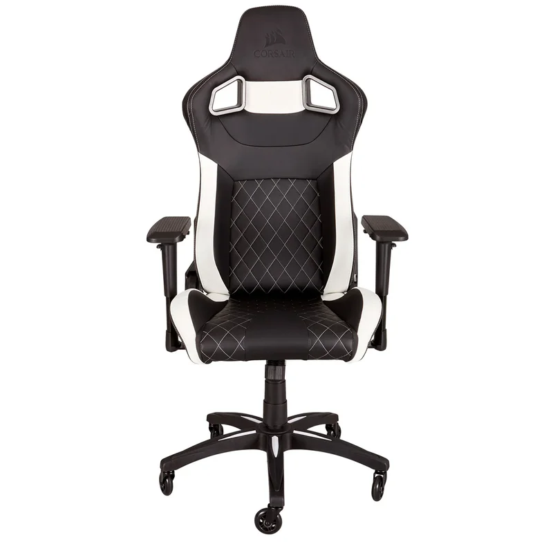 Игровое компьютерное кресло Corsair T1 Race, Black/White (CF-9010060-WW) 2