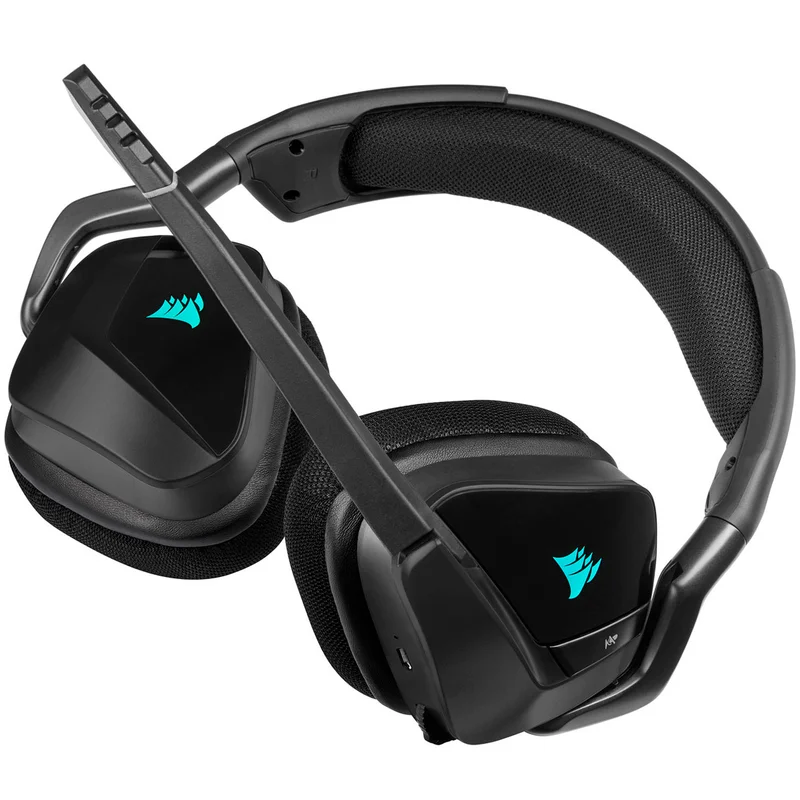 Игровая гарнитура беспроводная Corsair Void Elite RGB , Carbon (CA-9011201-EU) 6