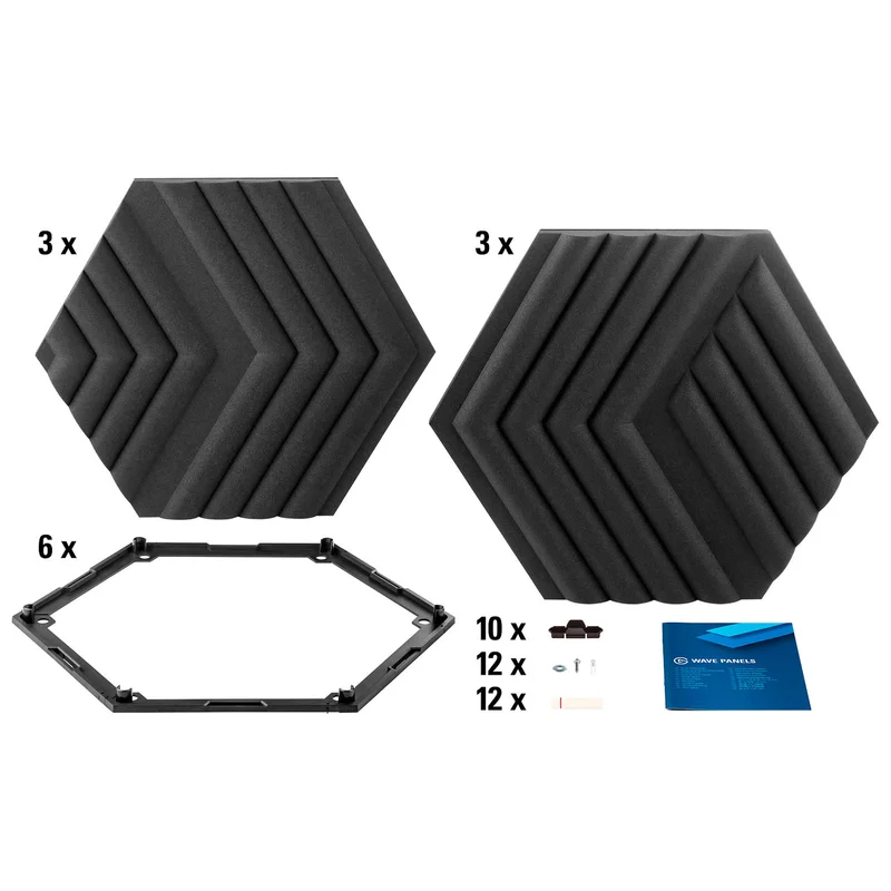 Акустические панели Elgato Foam Starter Set, Black (10AAJ9901) 4