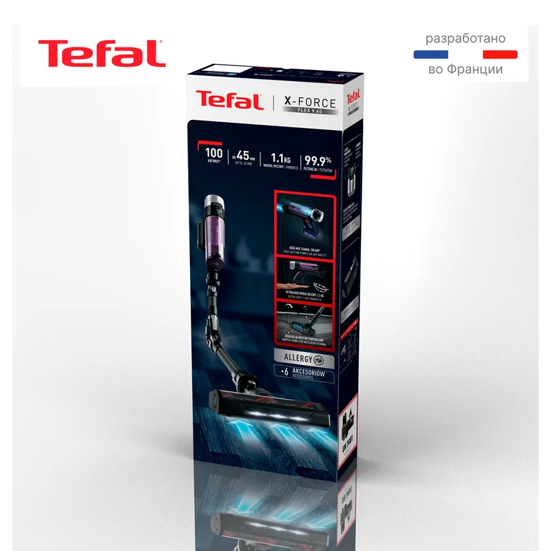 Вертикальный моющий пылесос Tefal TY-20C4WO 17