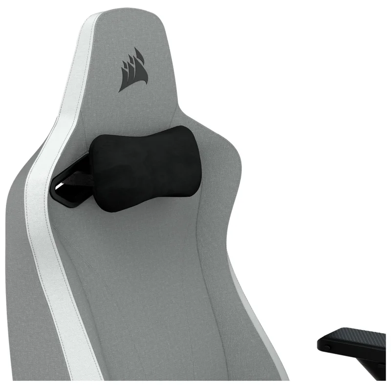 Игровое компьютерное кресло Corsair TC200 Fabric, Light Grey/White (CF-9010048-WW) 3