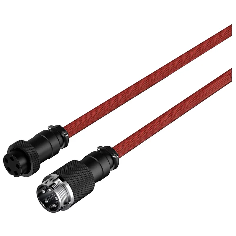 Кабель для клавиатуры HyperX USB-C Coiled Cable, Red/Black (6J677AA) 4