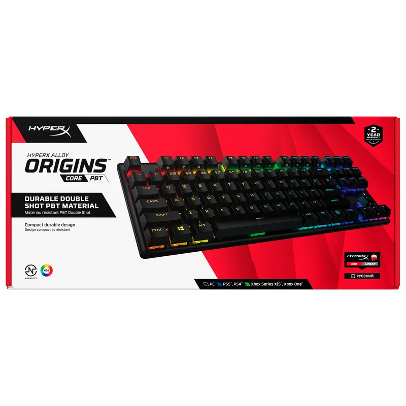 Игровая клавиатура HyperX Alloy Origins Core PBT TKL , HX Red (639N7AA#ABA) 8
