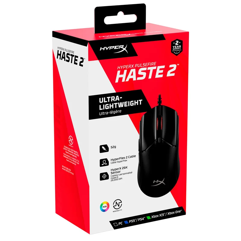 Игровая мышь HyperX Pulsefire Haste 2, Black (6N0A7AA) 9