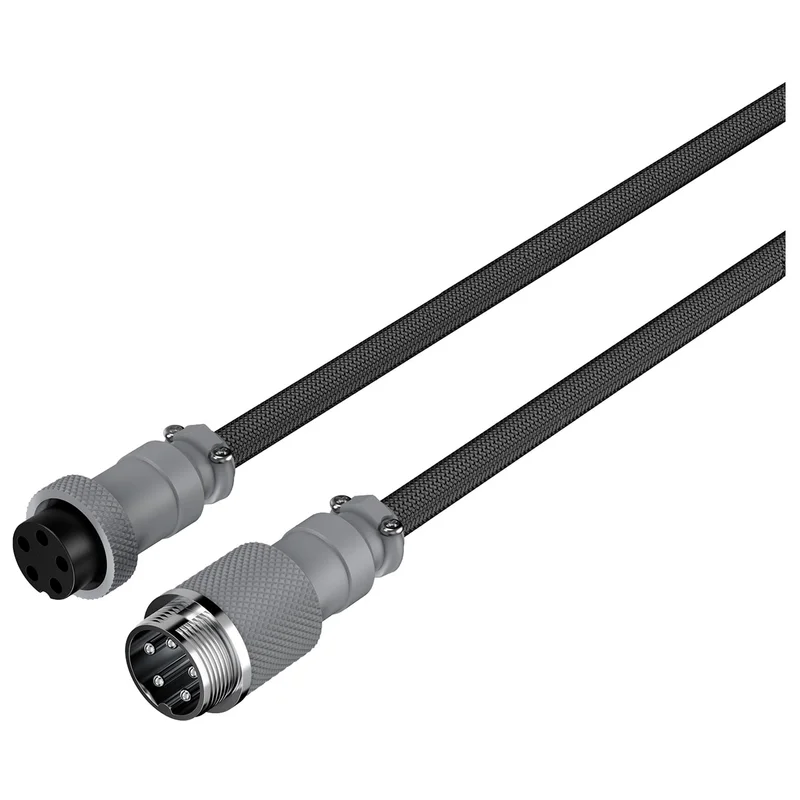 Кабель для клавиатуры HyperX USB-C Coiled Cable, Grey (6J678AA) 4