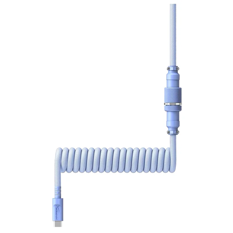 Кабель для клавиатуры HyperX USB-C Coiled Cable, Light Purple (6J682AA) 3