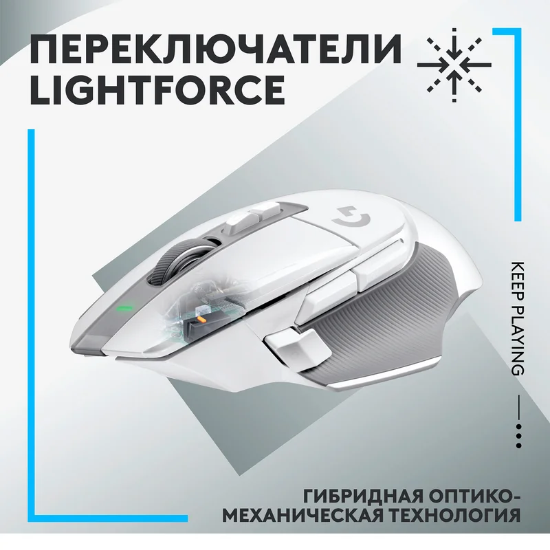 Игровая мышь беспроводная Logitech G502 X, White (910-006189) 3