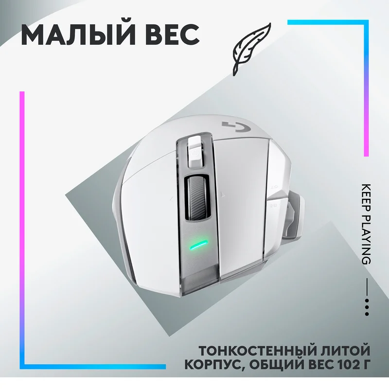 Игровая мышь беспроводная Logitech G502 X, White (910-006189) 7