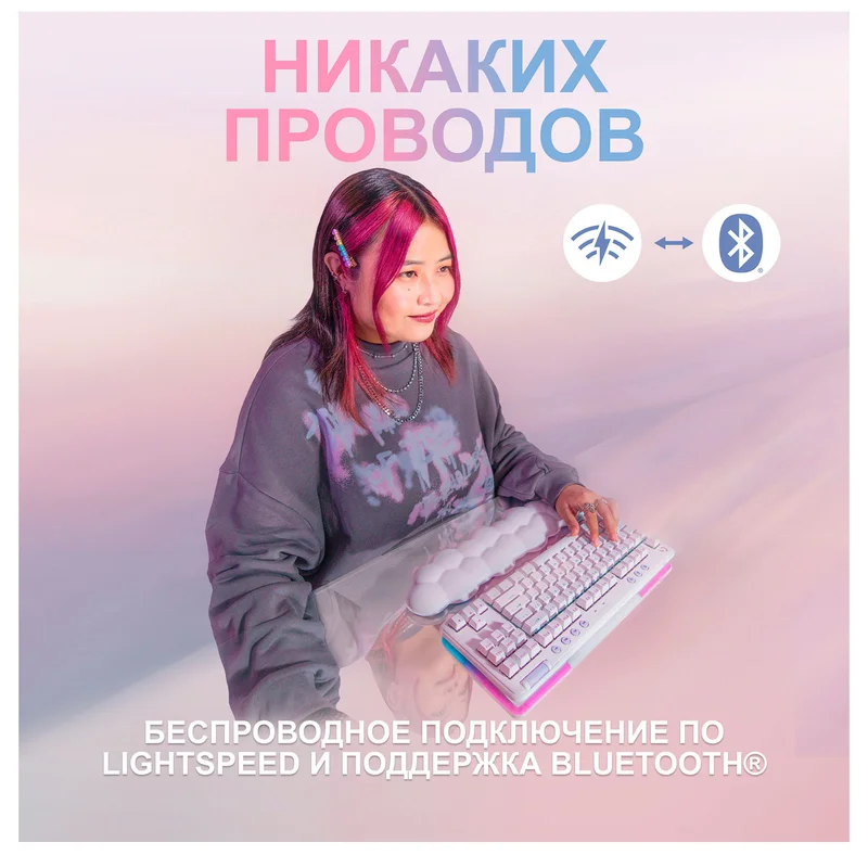 Игровая клавиатура беспроводная Logitech G715 TKL, Linear (920-010691) 3