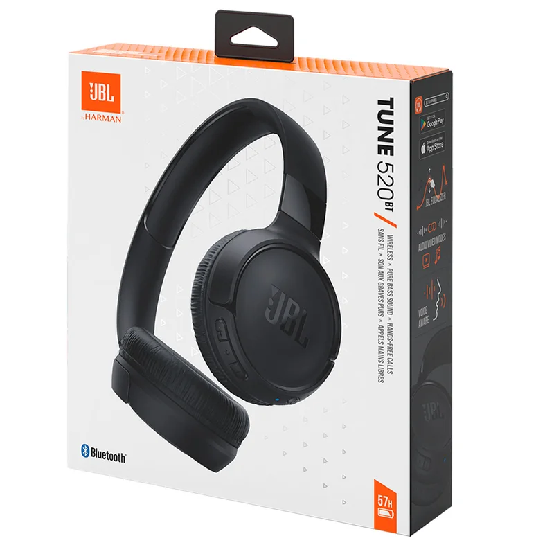 Наушники накладные JBL Bluetooth Tune 520, Black 11