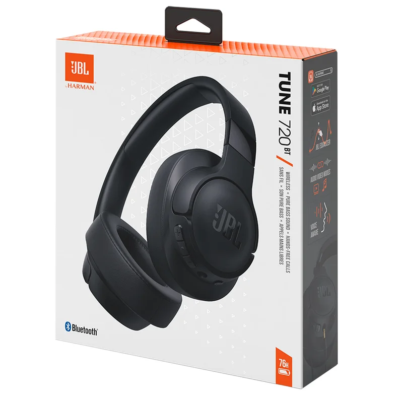Наушники накладные JBL Bluetooth Tune 720, Black 11