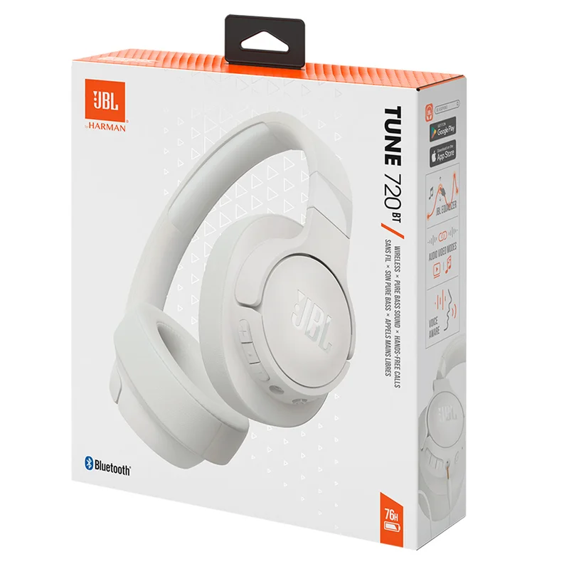 Наушники накладные JBL Bluetooth Tune 720, White 11