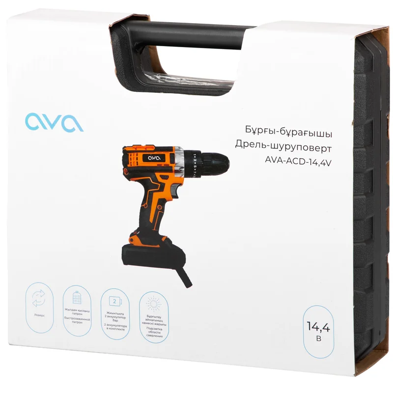 Дрель-шуруповерт AVA ACD-14,4V аккумуляторная (AVA-ACD-14,4V) 7