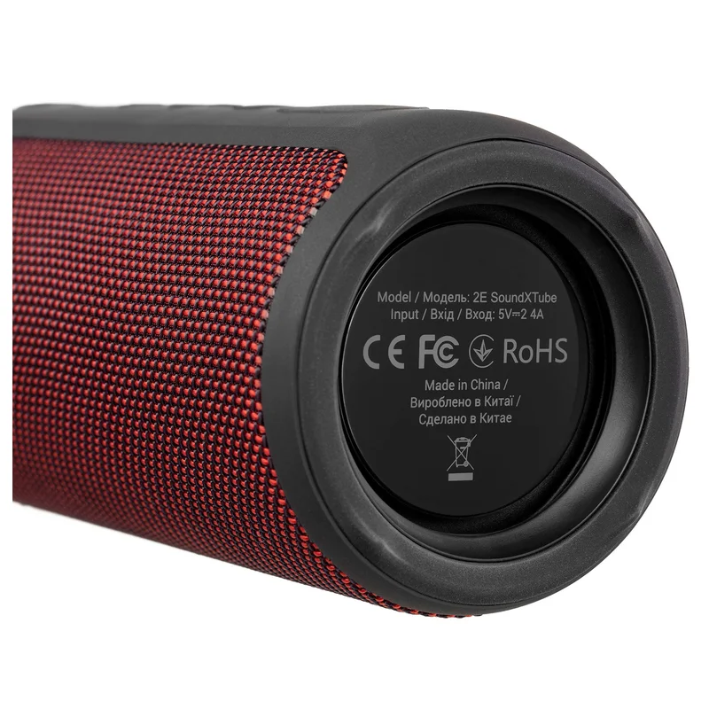 Акустическая система Bluetooth 2E SoundXTube TWS, Red (2E-BSSXTWRD) 6