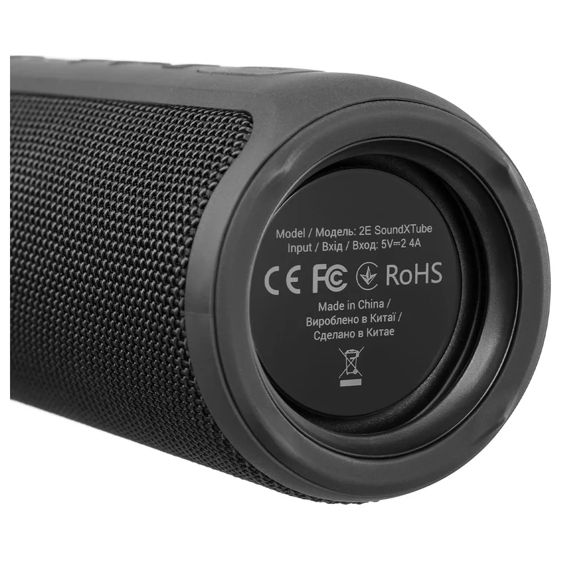 Акустическая система Bluetooth 2E SoundXTube TWS, Black (2E-BSSXTWBK) 6