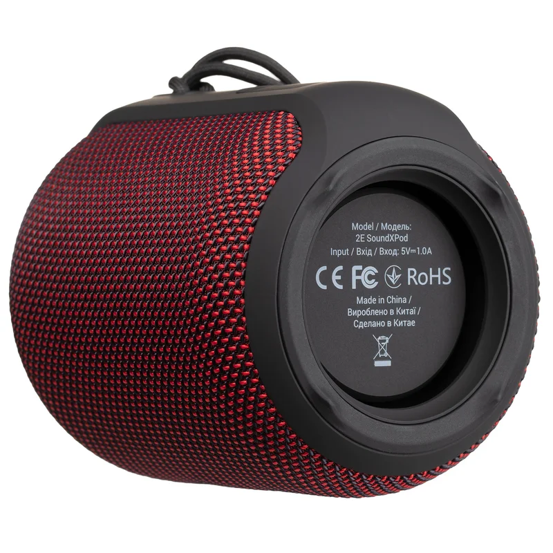 Портативная колонка 2E SoundXPod TWS, Red (2E-BSSXPWRD) 5