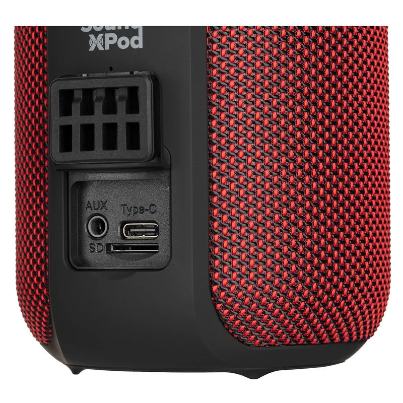 Портативная колонка 2E SoundXPod TWS, Red (2E-BSSXPWRD) 6