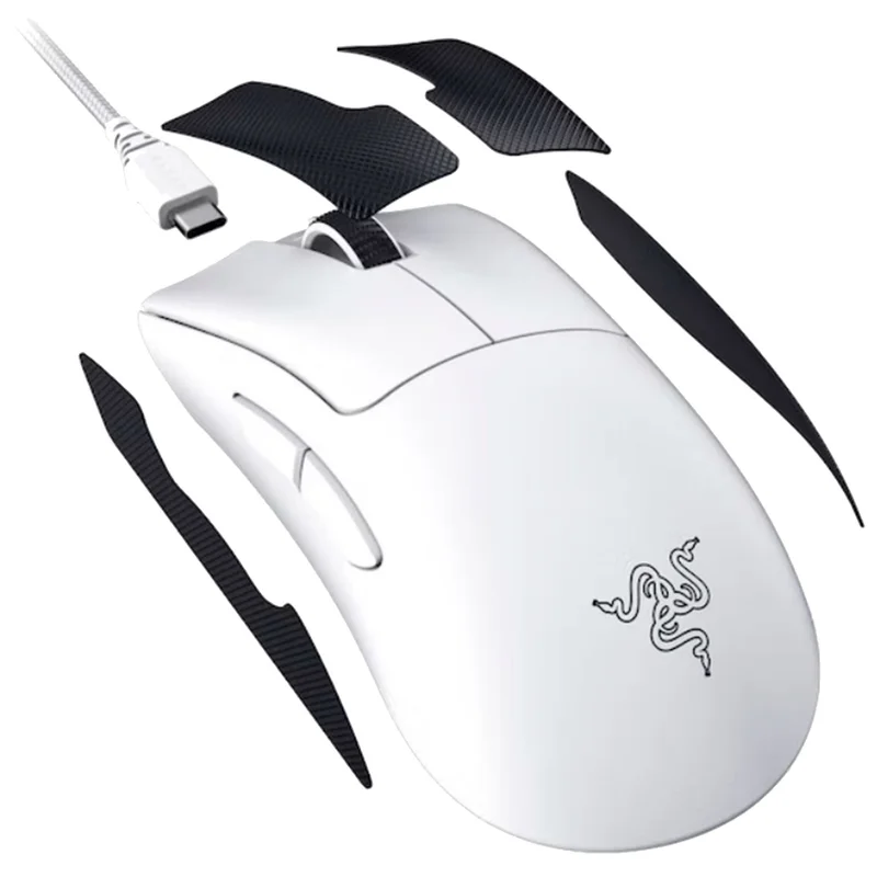 Игровая мышь беспроводная Razer DeathAdder V3 Pro, White (RZ01-04630200-R3G1) 5