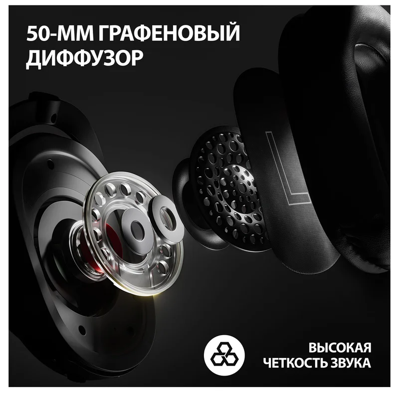 Игровая гарнитура беспроводная Logitech G Pro X 2 Wireless, Black (981-001263) 4
