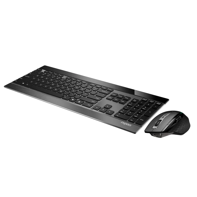 Клавиатура + Мышка беспроводные USB/BT Rapoo 9900M, Black (36880) 3