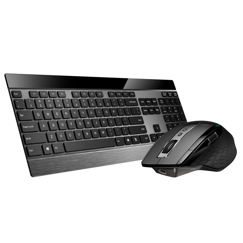 Клавиатура + Мышка беспроводные USB/BT Rapoo 9900M, Black (36880) 5