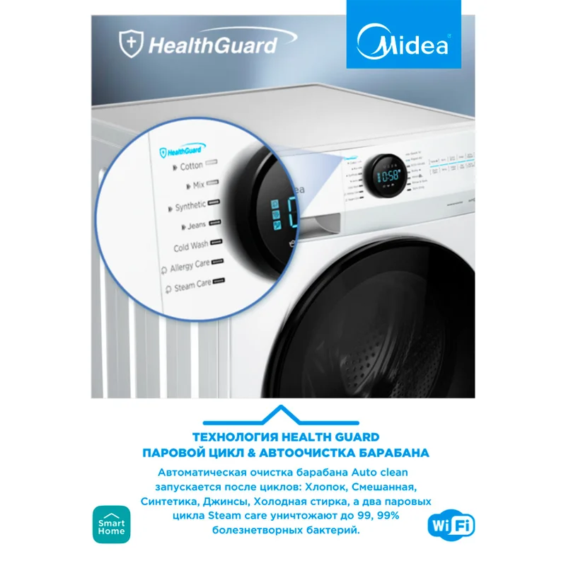 Стиральная машина Midea MF200W120WB 14