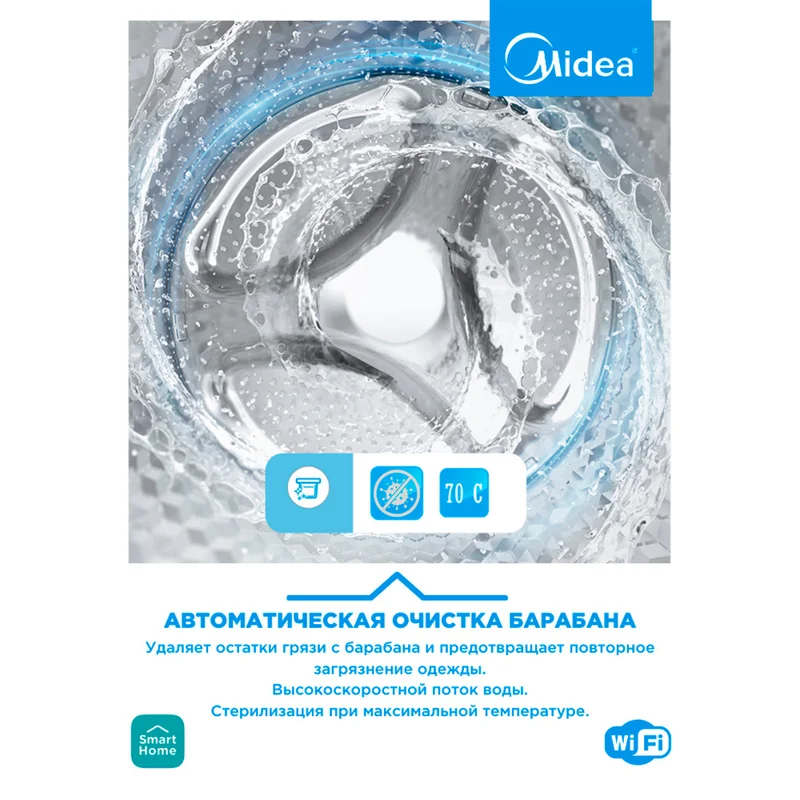 Стиральная машина Midea MF200W120WB 7
