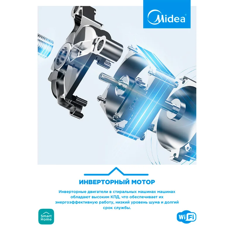 Стиральная машина Midea MF200W90WB 9
