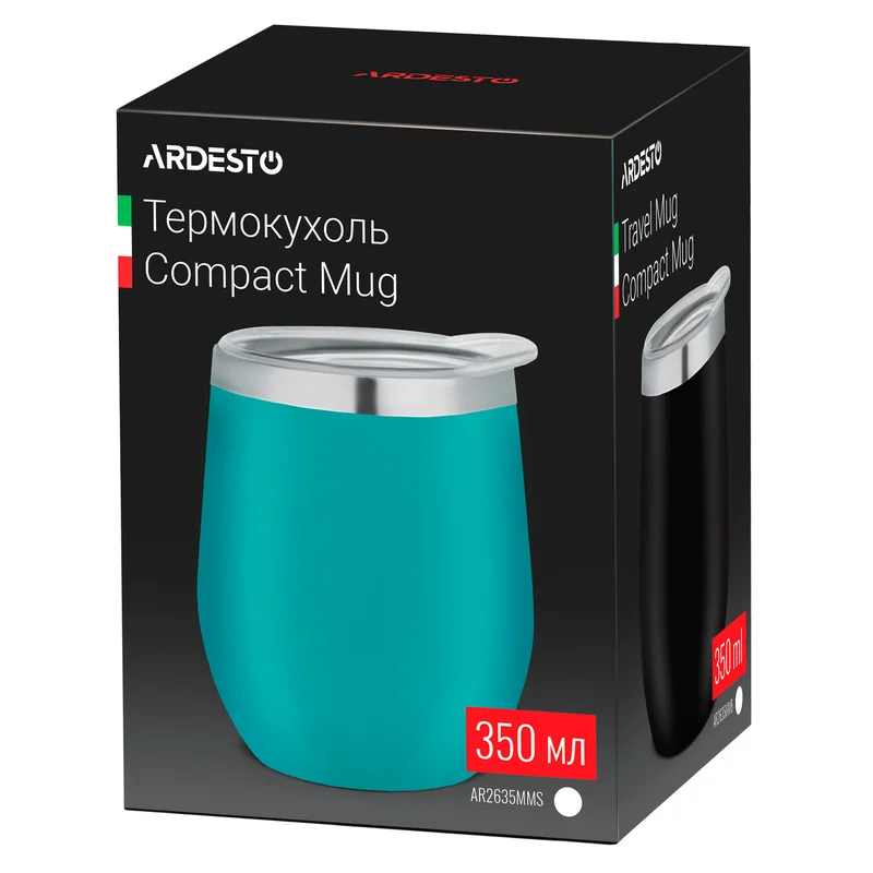 Термокружка 350мл Compact Mug Ardesto AR2635MMS 2