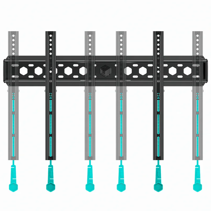 Кронштейн для ТВ 43"-85" фиксированный, ONKRON, макс 68, (FM6-B) 3