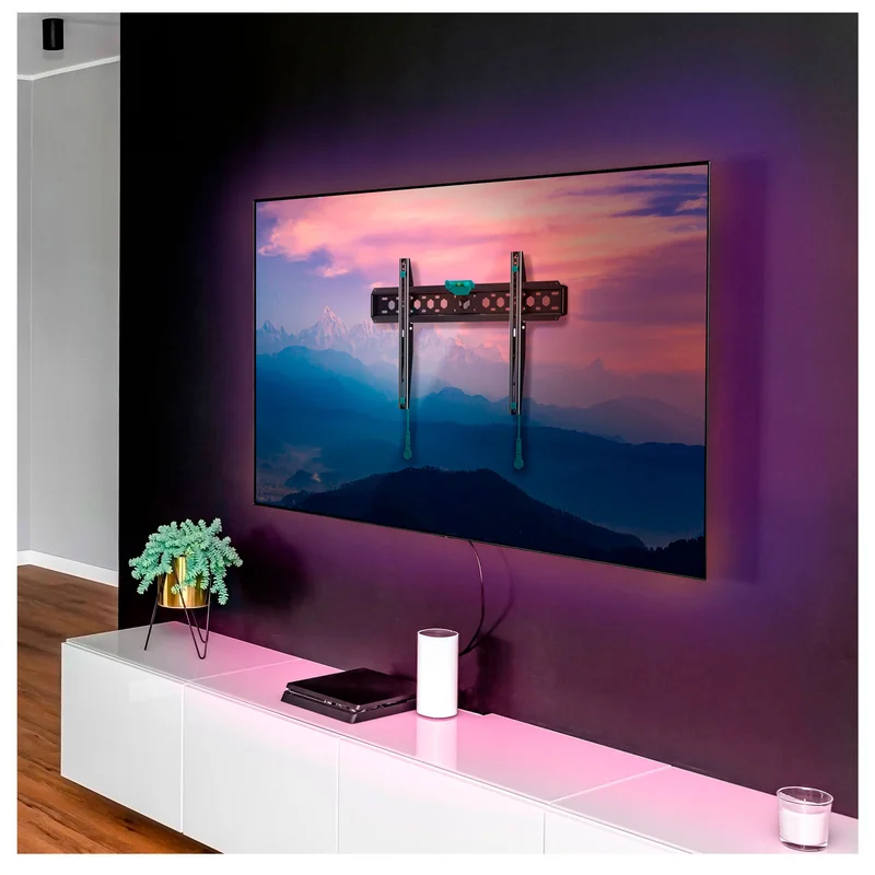 Кронштейн для ТВ 43"-85" фиксированный, ONKRON, макс 68, (FM6-B) 7
