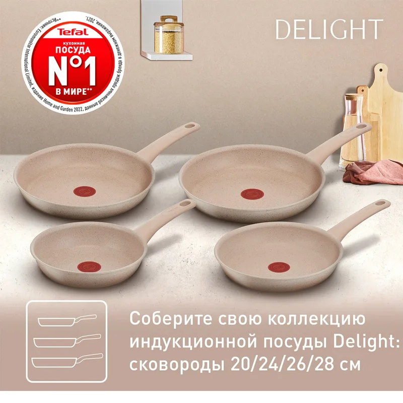 Сковорода 28см Delight Tefal G2930602 10