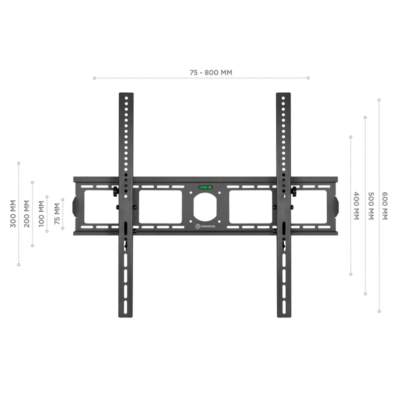 Кронштейн для ТВ 55"-100" наклонный, ONKRON, макс 75, (UT4-B) 3