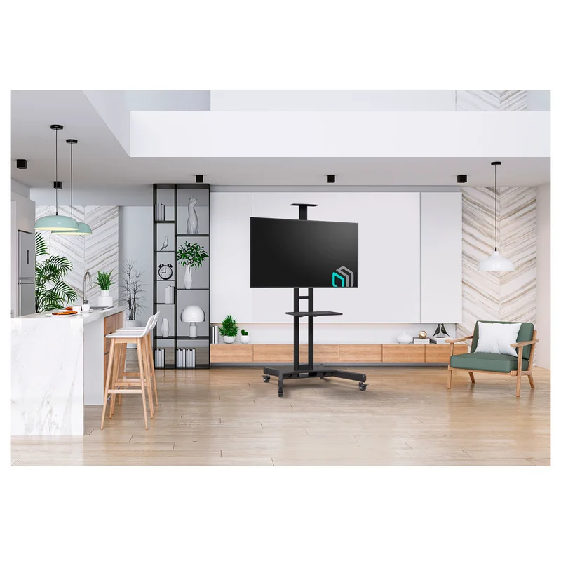 Мобильная стойка для ТВ 40"-70", ONKRON, Black (TS1551-B) 9