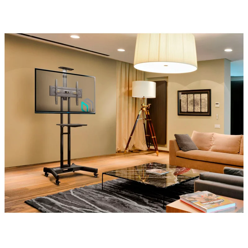 Мобильная стойка для ТВ 40"-70", ONKRON, Black (TS1551-B) 10