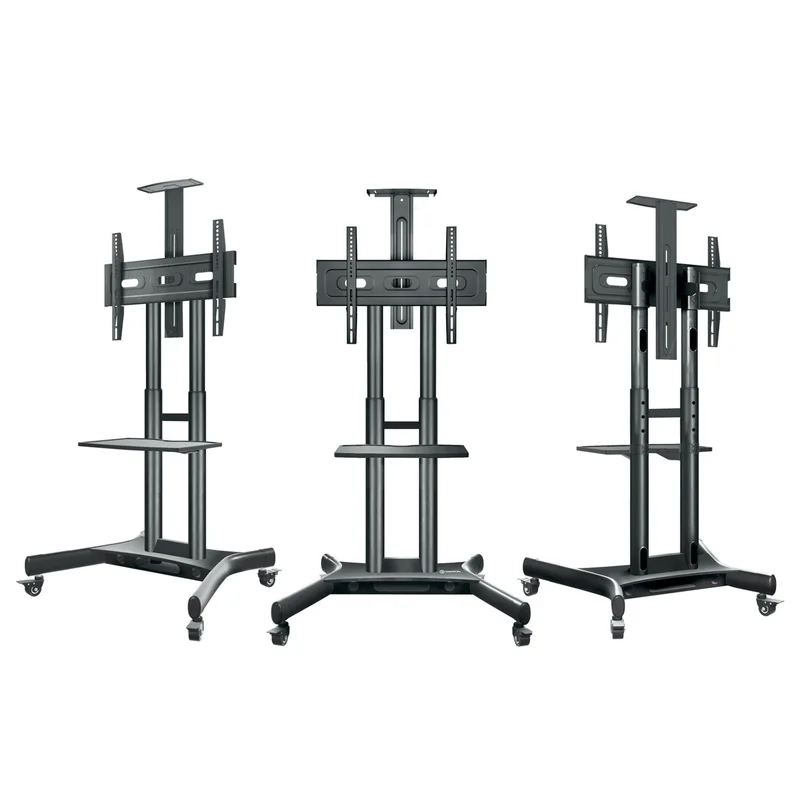 Мобильная стойка для ТВ 40"-70", ONKRON, Black (TS1551-B) 3
