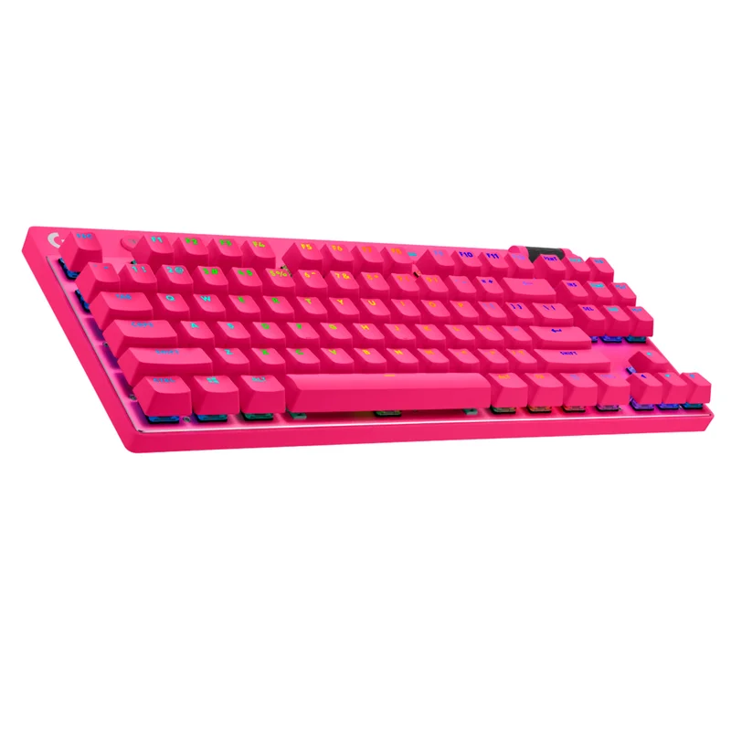 Игровая клавиатура беспроводная Logitech G Pro X TKL, Pink (920-012159) 2