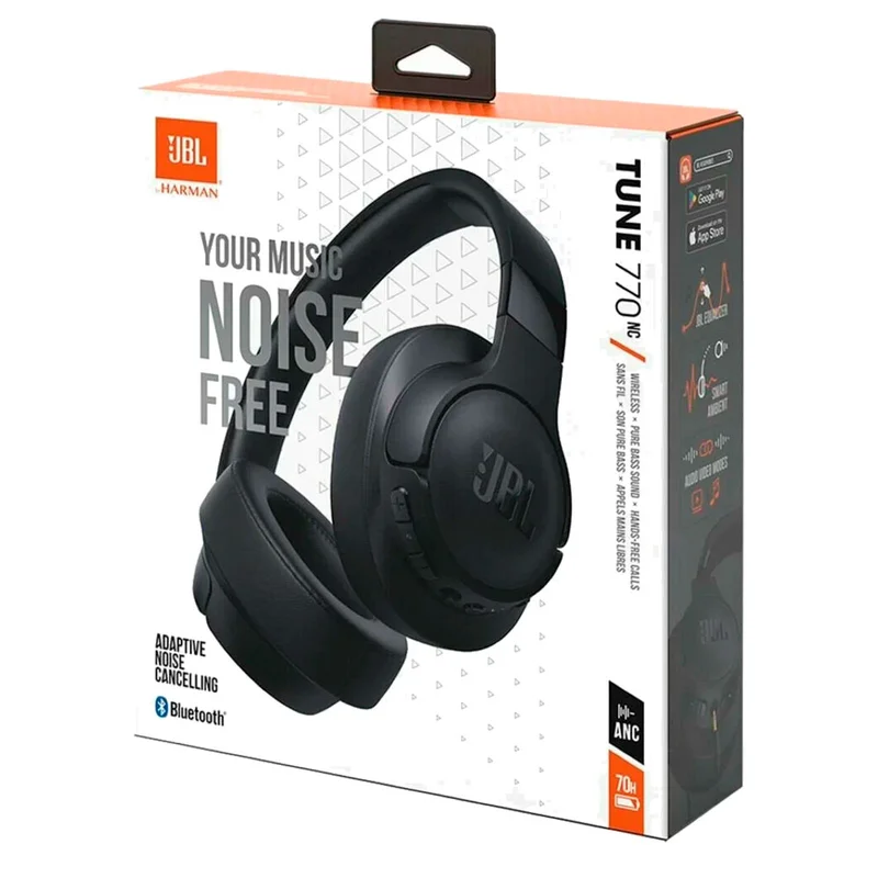 Наушники накладные JBL Tune 770 NC Bluetooth Black 5