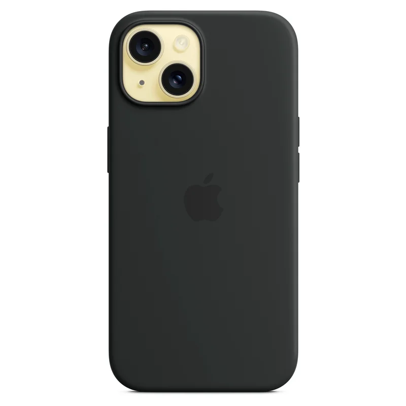 Чехол для iPhone 15, Silicone Case with MagSafe, Black (MT0J3ZM/A) 3