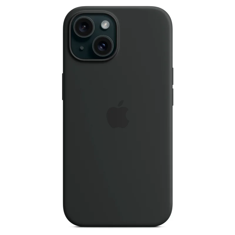 Чехол для iPhone 15, Silicone Case with MagSafe, Black (MT0J3ZM/A) 5