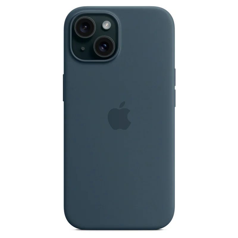 Чехол для iPhone 15, Silicone Case with MagSafe, Storm Blue (MT0N3ZM/A) 5