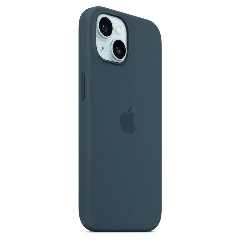 Чехол для iPhone 15, Silicone Case with MagSafe, Storm Blue (MT0N3ZM/A) 6
