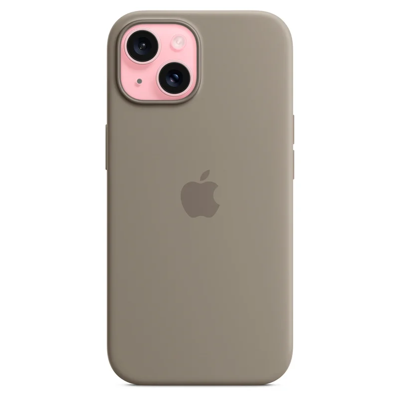 Чехол для iPhone 15, Silicone Case with MagSafe, Clay (MT0Q3ZM/A) 2