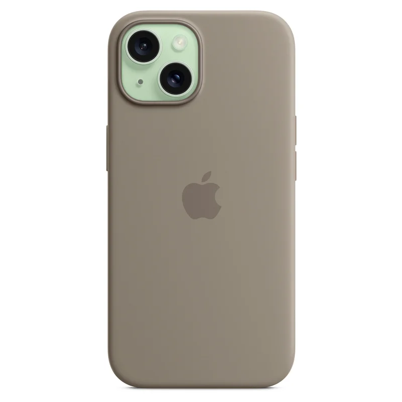 Чехол для iPhone 15, Silicone Case with MagSafe, Clay (MT0Q3ZM/A) 4