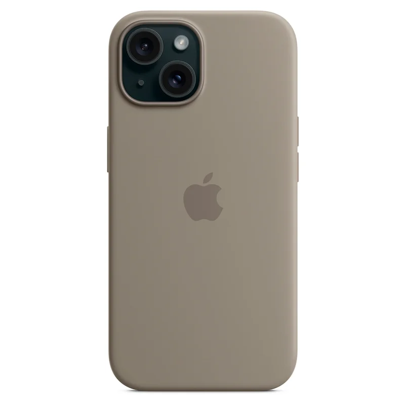 Чехол для iPhone 15, Silicone Case with MagSafe, Clay (MT0Q3ZM/A) 5