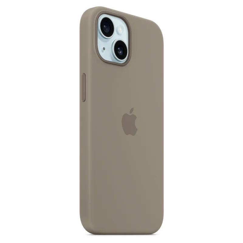 Чехол для iPhone 15, Silicone Case with MagSafe, Clay (MT0Q3ZM/A) 6