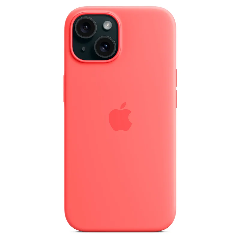 Чехол для iPhone 15, Silicone Case with MagSafe, Guava (MT0V3ZM/A) 5