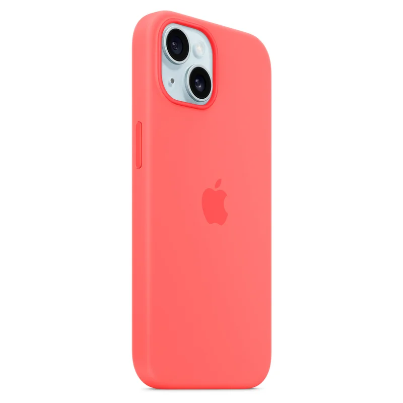 Чехол для iPhone 15, Silicone Case with MagSafe, Guava (MT0V3ZM/A) 6
